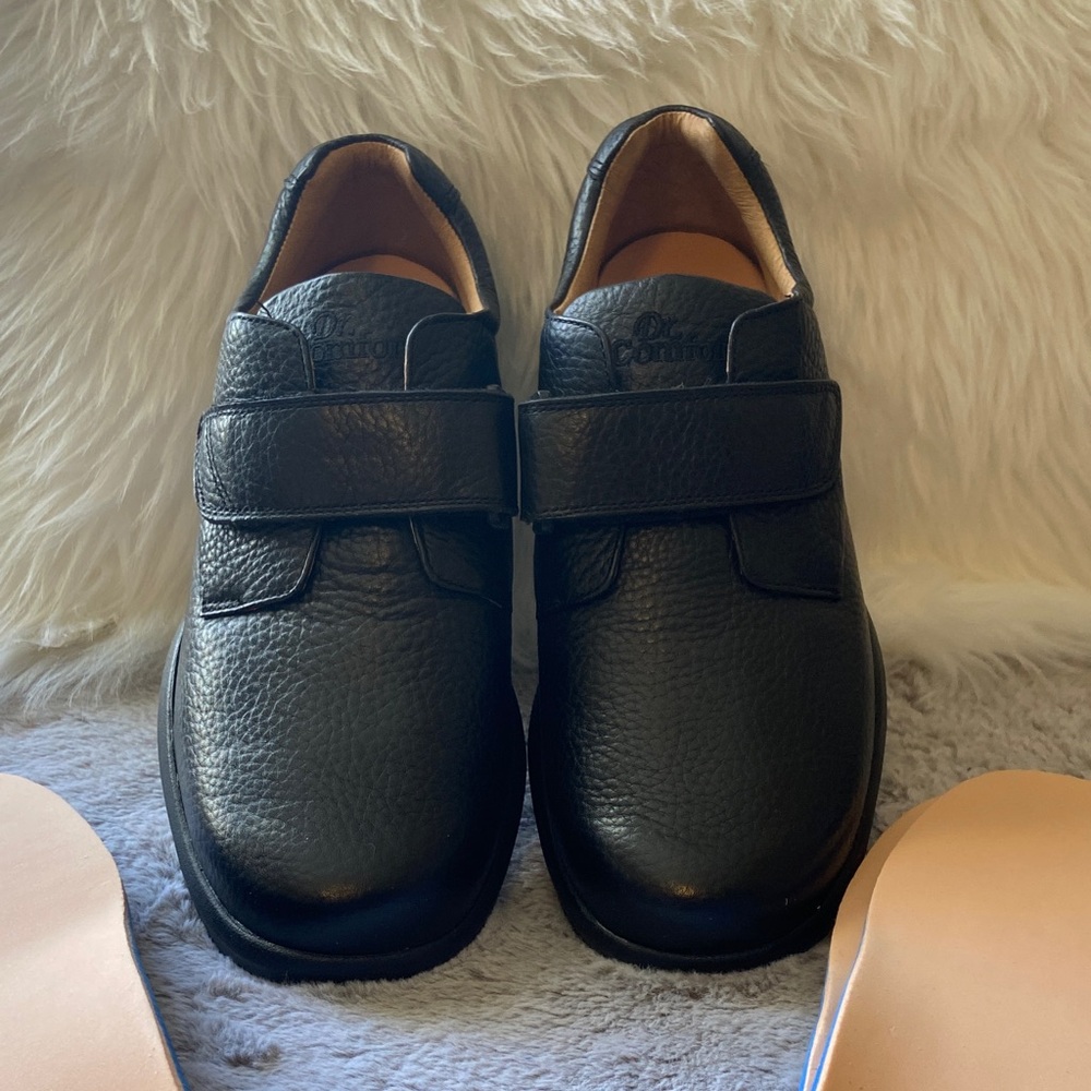 NEW Men’s Dr. Comfort Black Diabetic‎ Shoes Size 9.5M